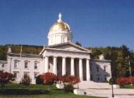 Vermont State House in Spring